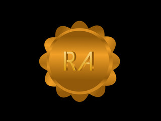 RA Initial Logo for your startup venture