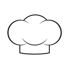 chef hat icon, vector