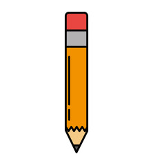 pencil school supply isolated icon vector illustration design