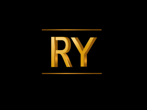 RY Initial Logo for your startup venture