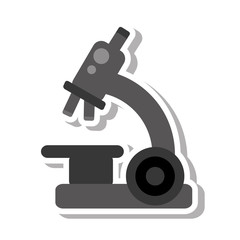 microscope device isolated icon vector illustration design