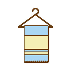 towel spa isolated icon vector illustration design