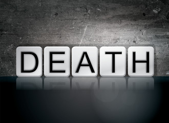 Death Tiled Letters Concept and Theme