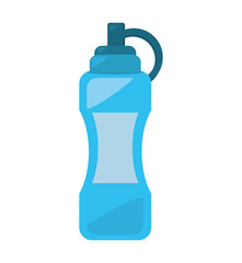 bottle drink gym isolated icon vector illustration design
