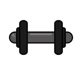 weight lifting equipment isolated icon vector illustration design
