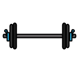 weight lifting equipment isolated icon vector illustration design