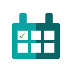 Obraz premium calendar reminder mark day isolated icon vector illustration design