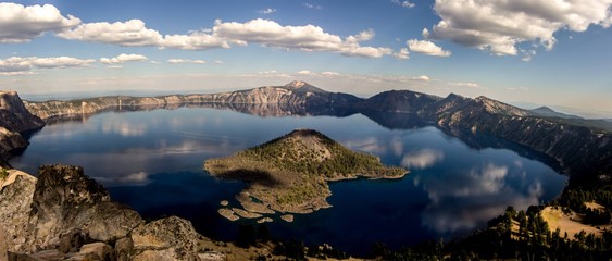 Crater Lake - Wizard Island from Watchman's Peak