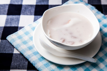 Dumpling in coconut cream