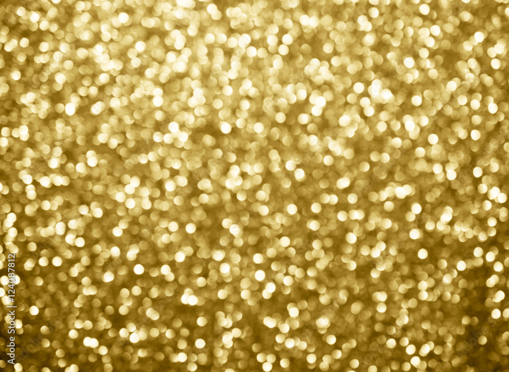 Poster gold abstract background bokeh circles for christmas background.