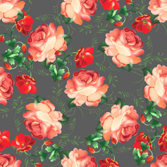 Seamless pattern in russian traditional style.