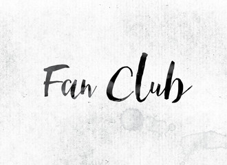Fan Club Concept Painted in Ink