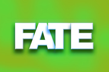 Fate Concept Colorful Word Art