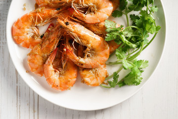 Grilled Lemongrass Shrimps