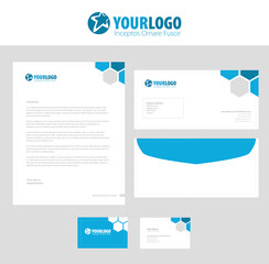 Obraz premium Corporate stationery template design