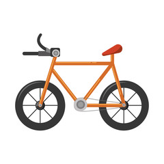 bicycle vehicle isolated icon vector illustration design