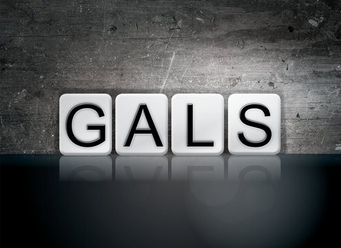 Gals Tiled Letters Concept and Theme