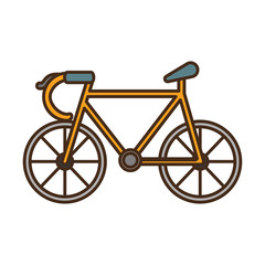 bicycle vehicle isolated icon vector illustration design