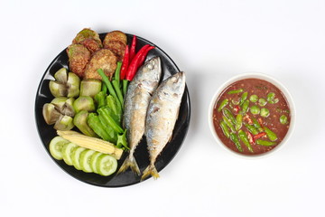 Spicy shrimp paste dip as 