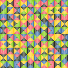 Illustration of Colorful Geometrical Abstract Background.
