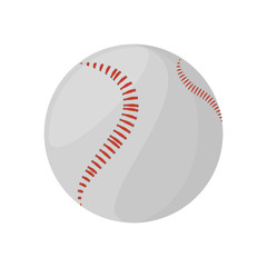 baseball ball equipment isolated icon vector illustration design