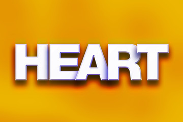 Heart Concept Colorful Word Art