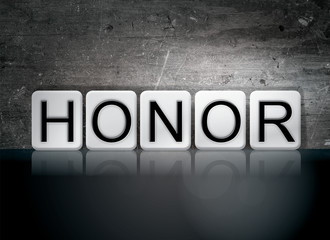 Honor Tiled Letters Concept and Theme