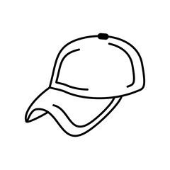 baseball cap uniform isolated icon vector illustration design