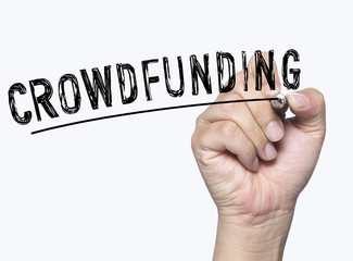 crowd funding written by hand