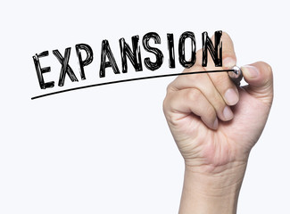 expansion written by hand