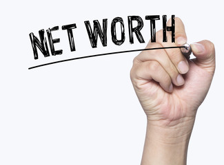net worth written by hand