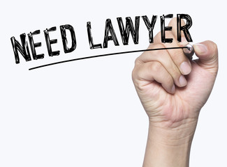 need lawyer written by hand