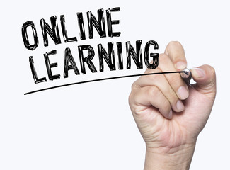 online learning written by hand