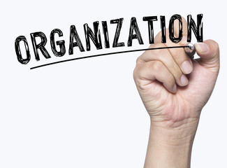 organization written by hand