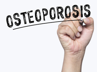 osteoporosis written by hand