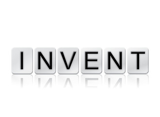 Invent Isolated Tiled Letters Concept and Theme