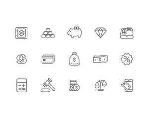 finance icons
