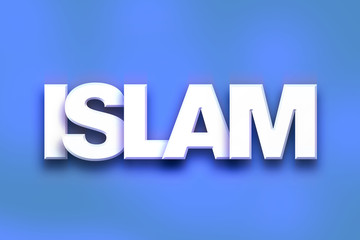 Islam Concept Colorful Word Art