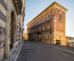 Fototapeta na wymiar Palazzo Sipari, Alvito, Ciociaria, Italy