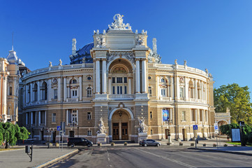 Fototapeta na wymiar Theatre of Opera and Ballet in Odessa