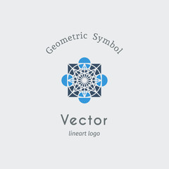 Vector geometric symbol