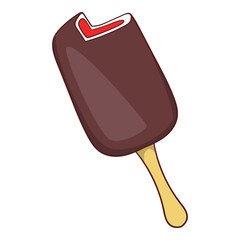 Ice cream icon. Cartoon illustration of ice cream vector icon for web
