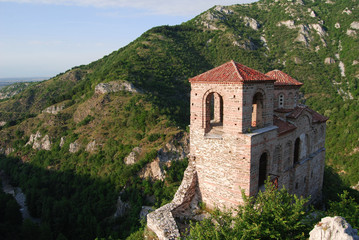 Fototapeta na wymiar Asenova medieval fortress, Asenovgrad, Bulgaria