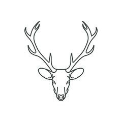 Head of deer vector