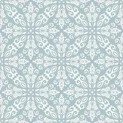 Oriental classic pattern. Seamless abstract background with repeating elements