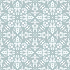 Foto op Plexiglas Oriental classic pattern. Seamless abstract background with repeating elements © Fine Art Studio