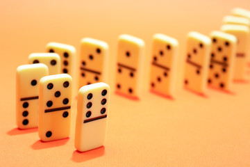 Domino Principle Concept