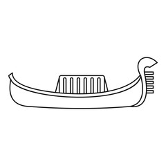 Gondola icon. Outline illustration of gondola vector icon for web © ylivdesign