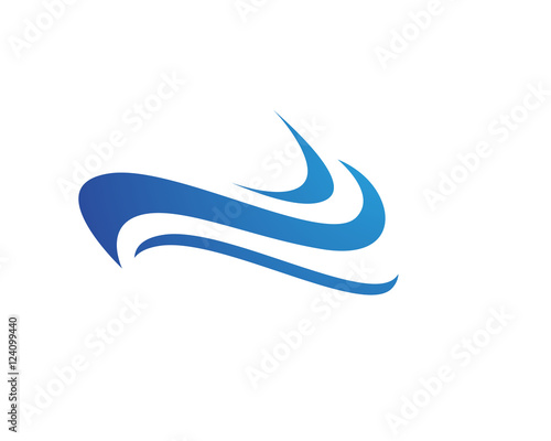 "Water wave Logo Template" Stockfotos und lizenzfreie Vektoren auf Fotolia.com - Bild 124099440