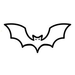Bat icon vector